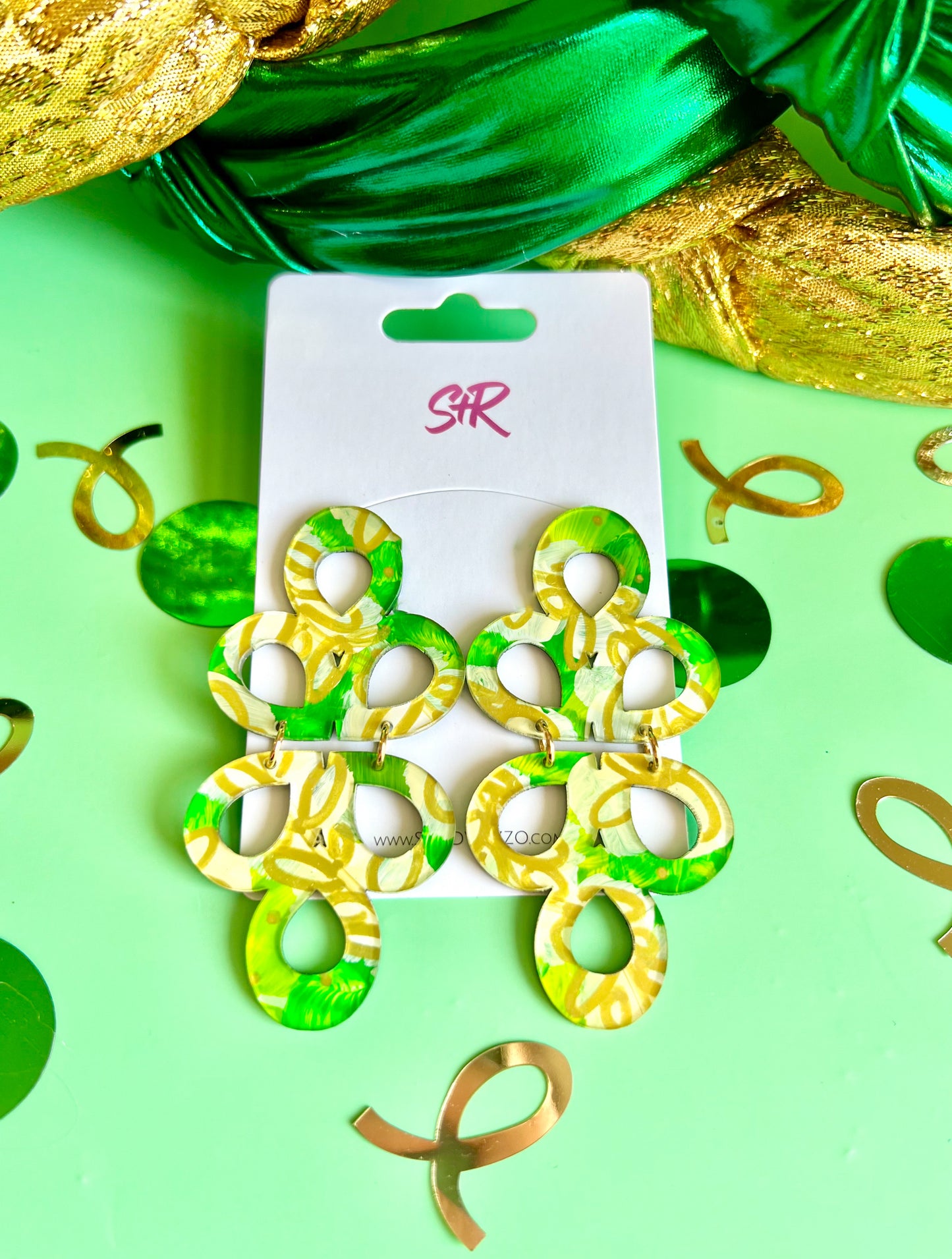 Green and Gold Art Janey