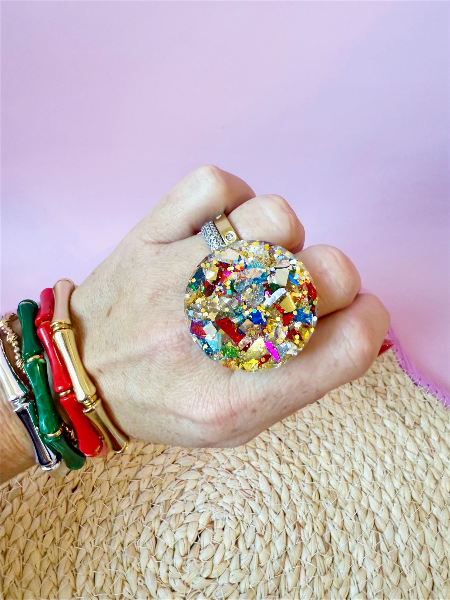 Stained Glass Cocktail Ring