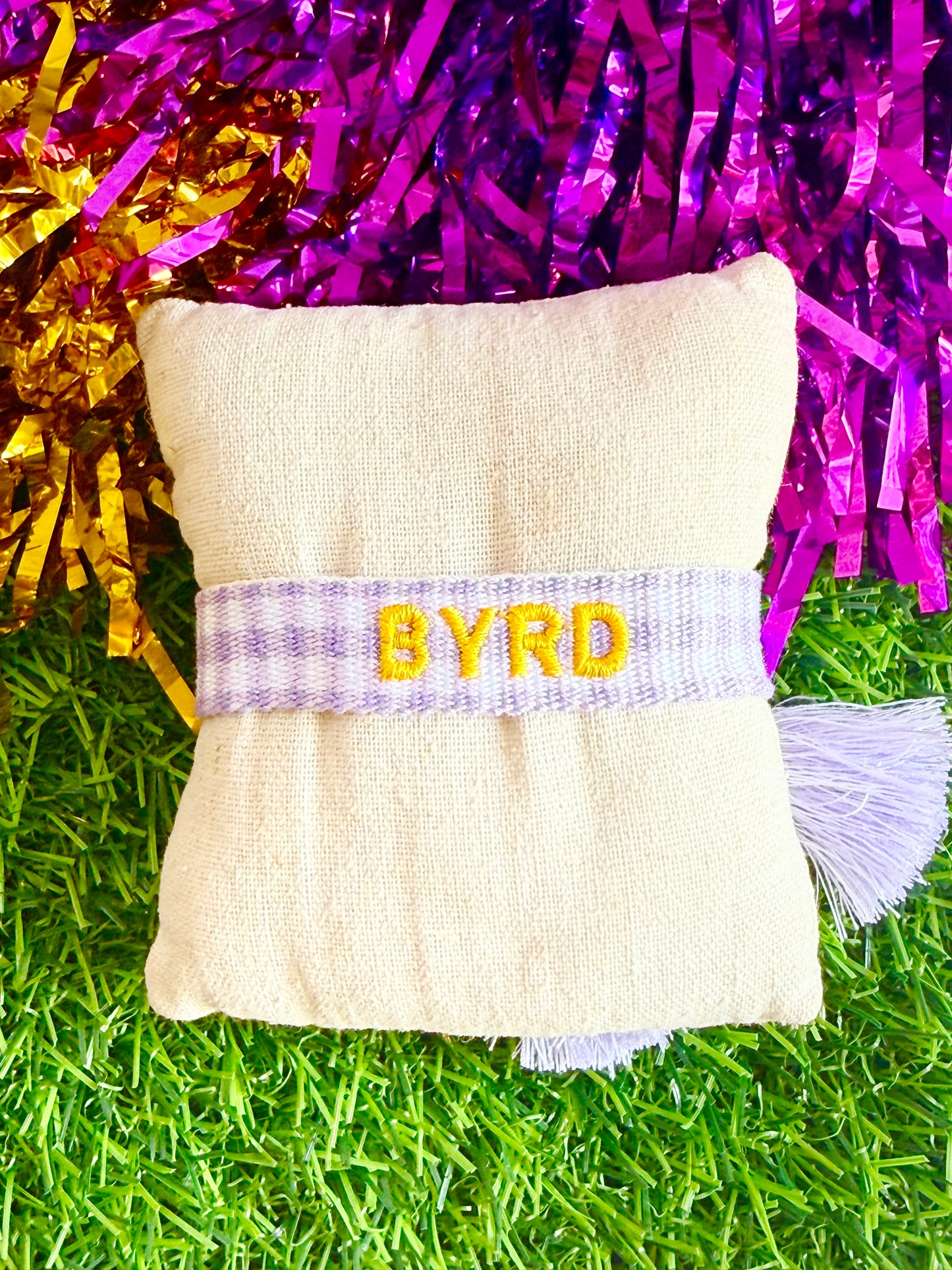 Byrd purple gingham Spirit Band