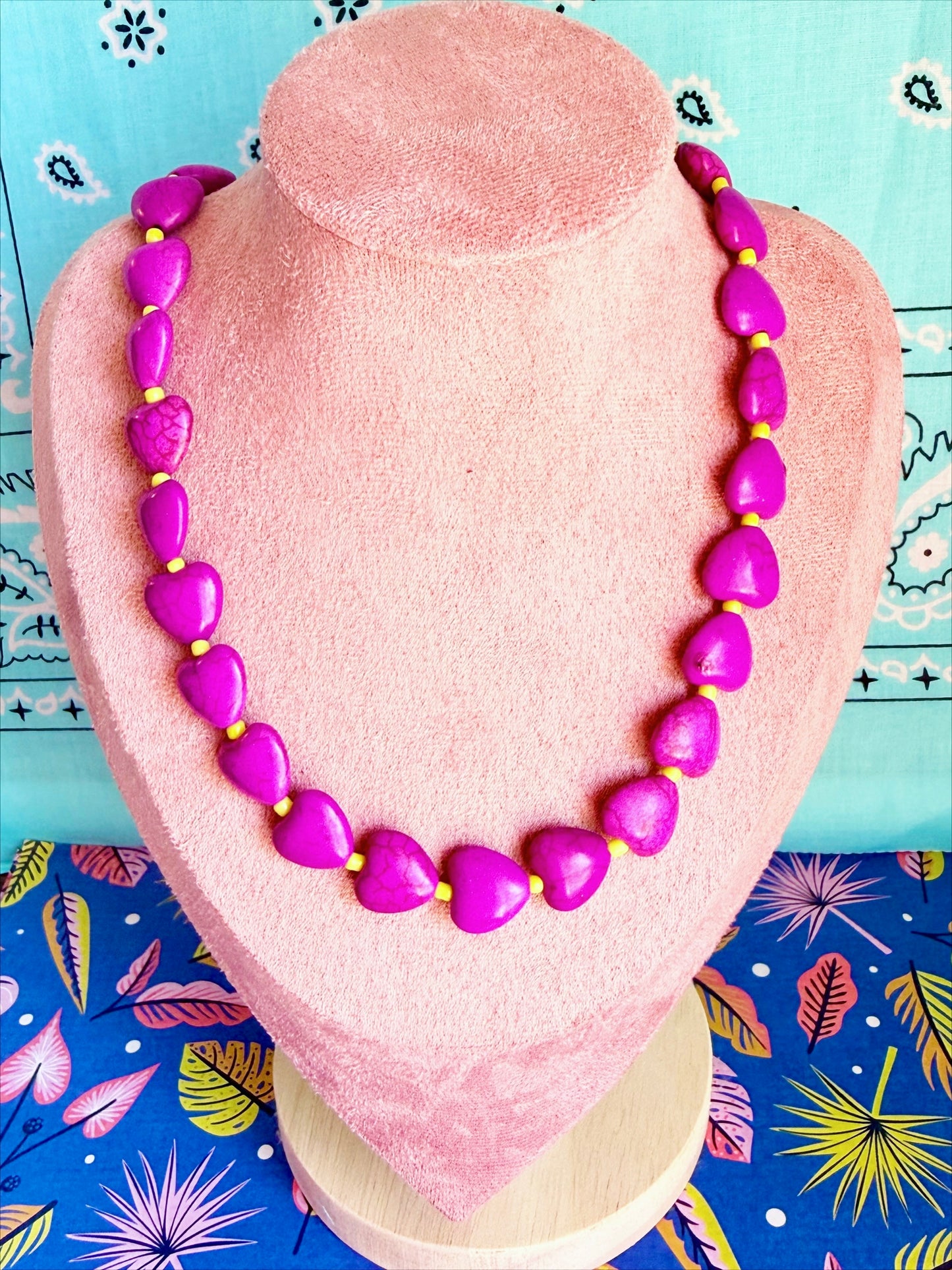 Purple Heart Necklace