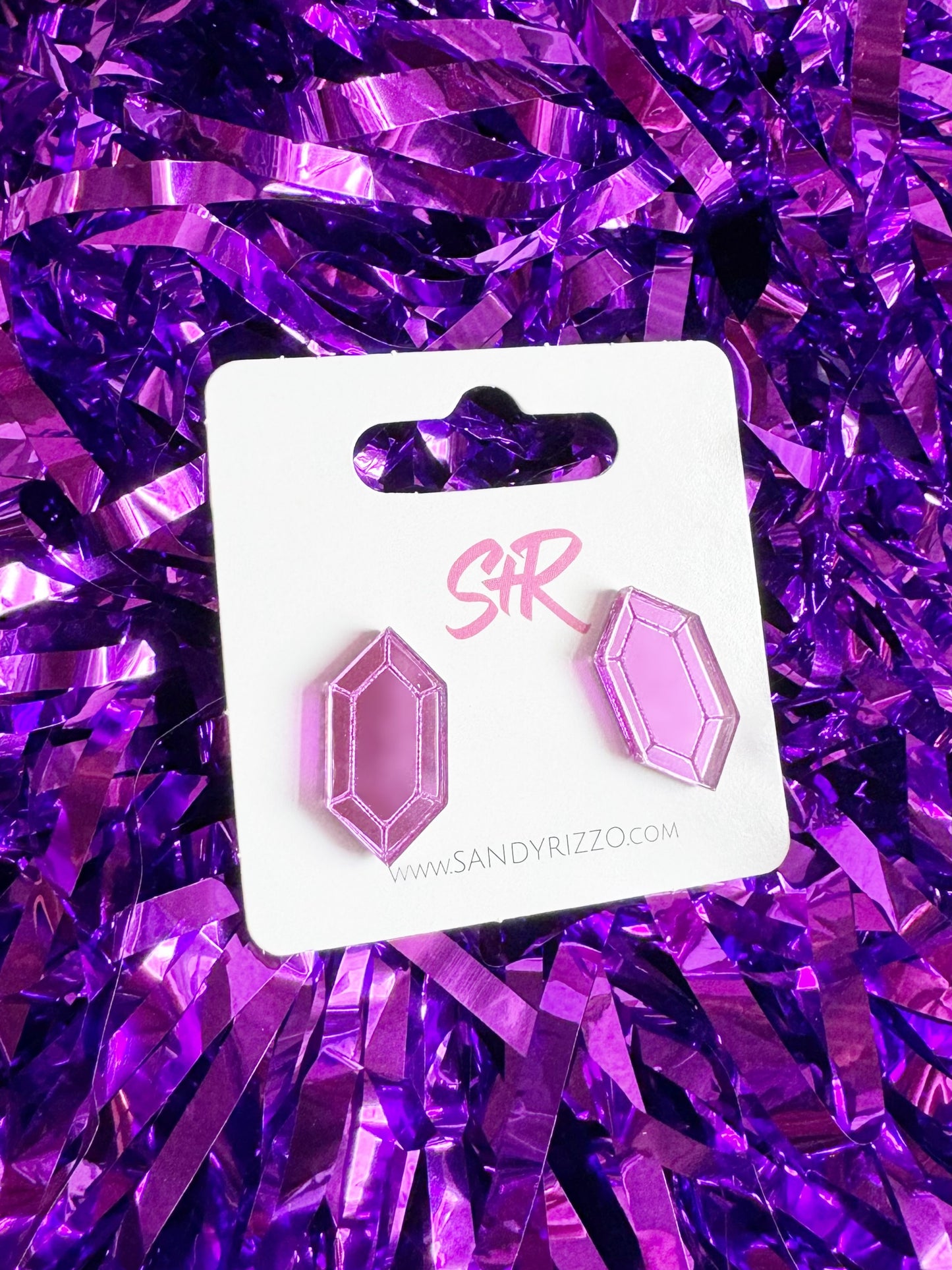 Purple Gem Stud
