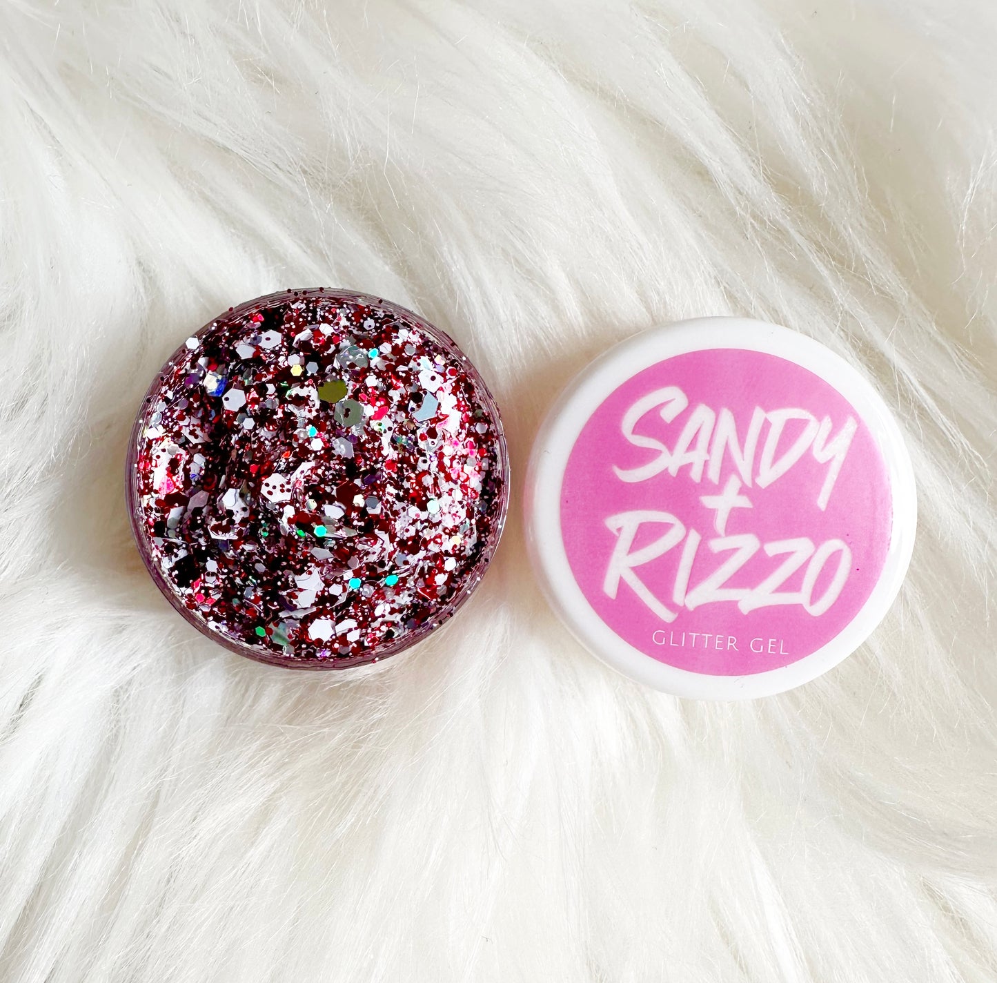Candy Cane Glitter Gel