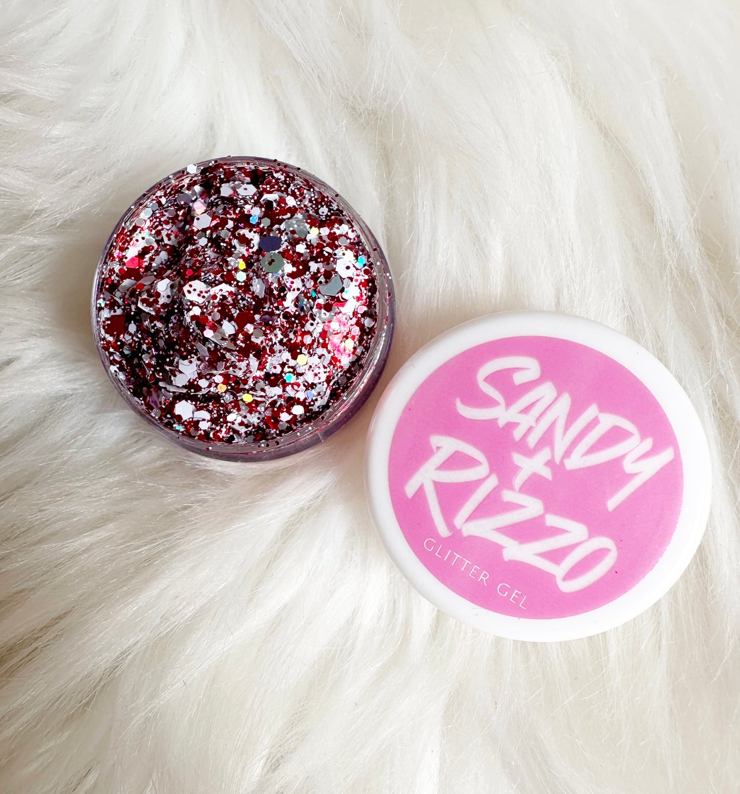 Candy Cane Glitter Gel