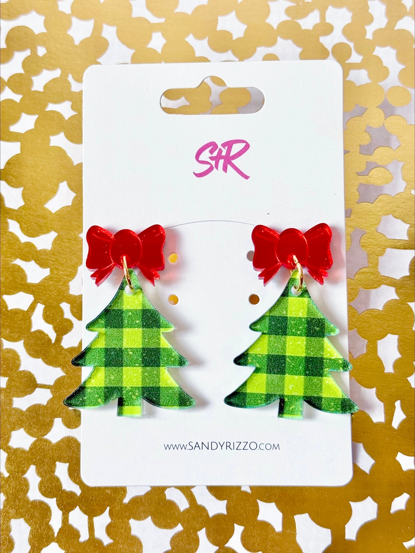 Green Plaid Christmas Tree