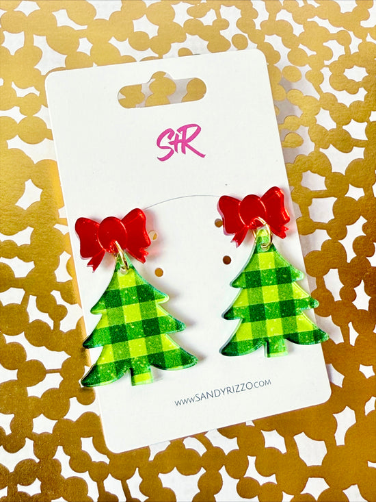 Green Plaid Christmas Tree