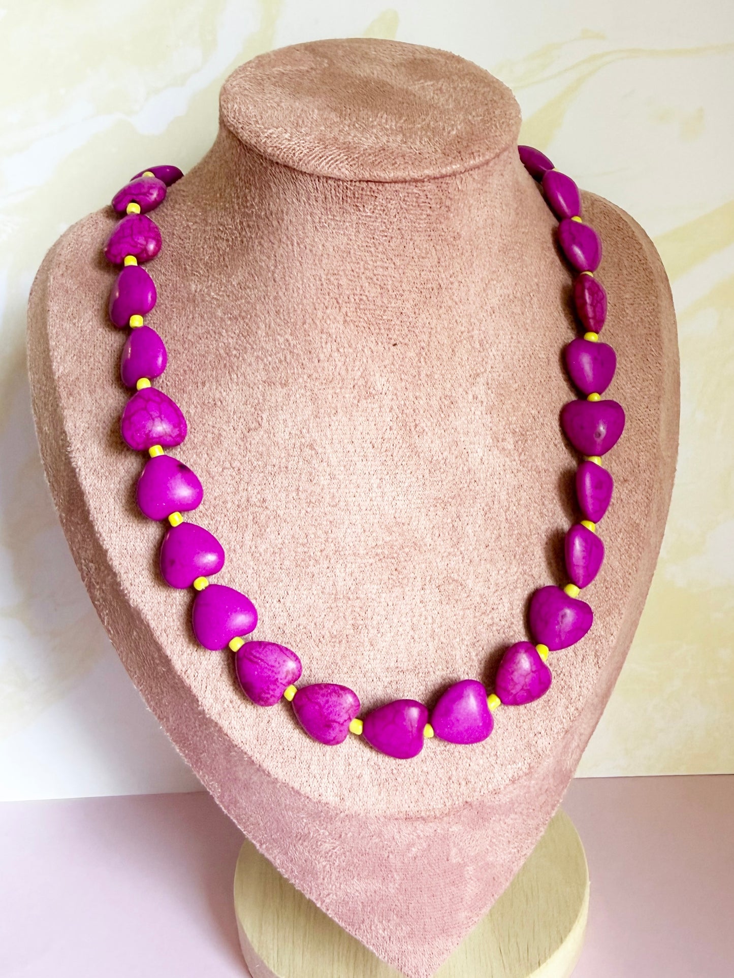 Purple Heart Necklace