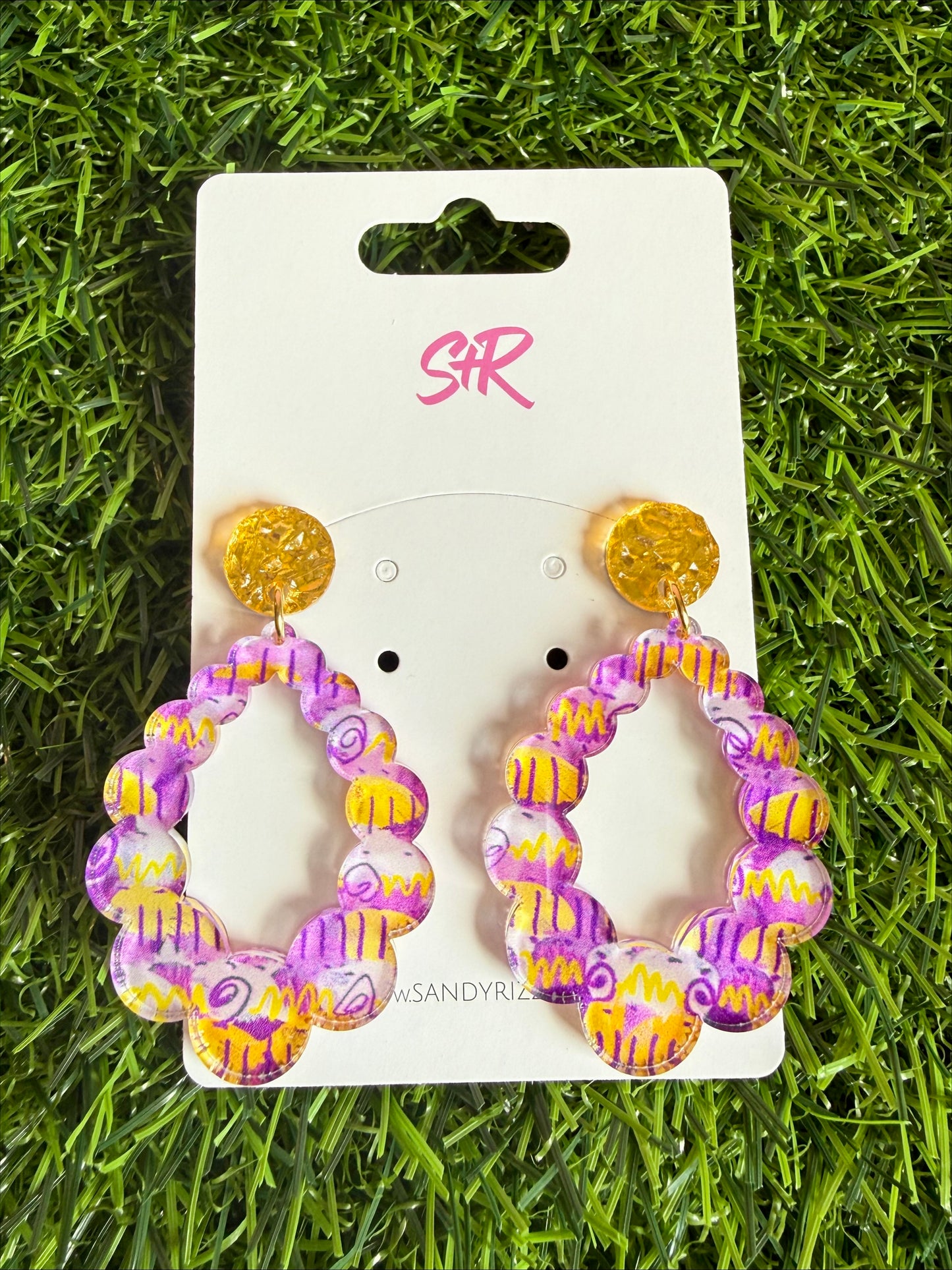 Purple and Gold Art Jolene