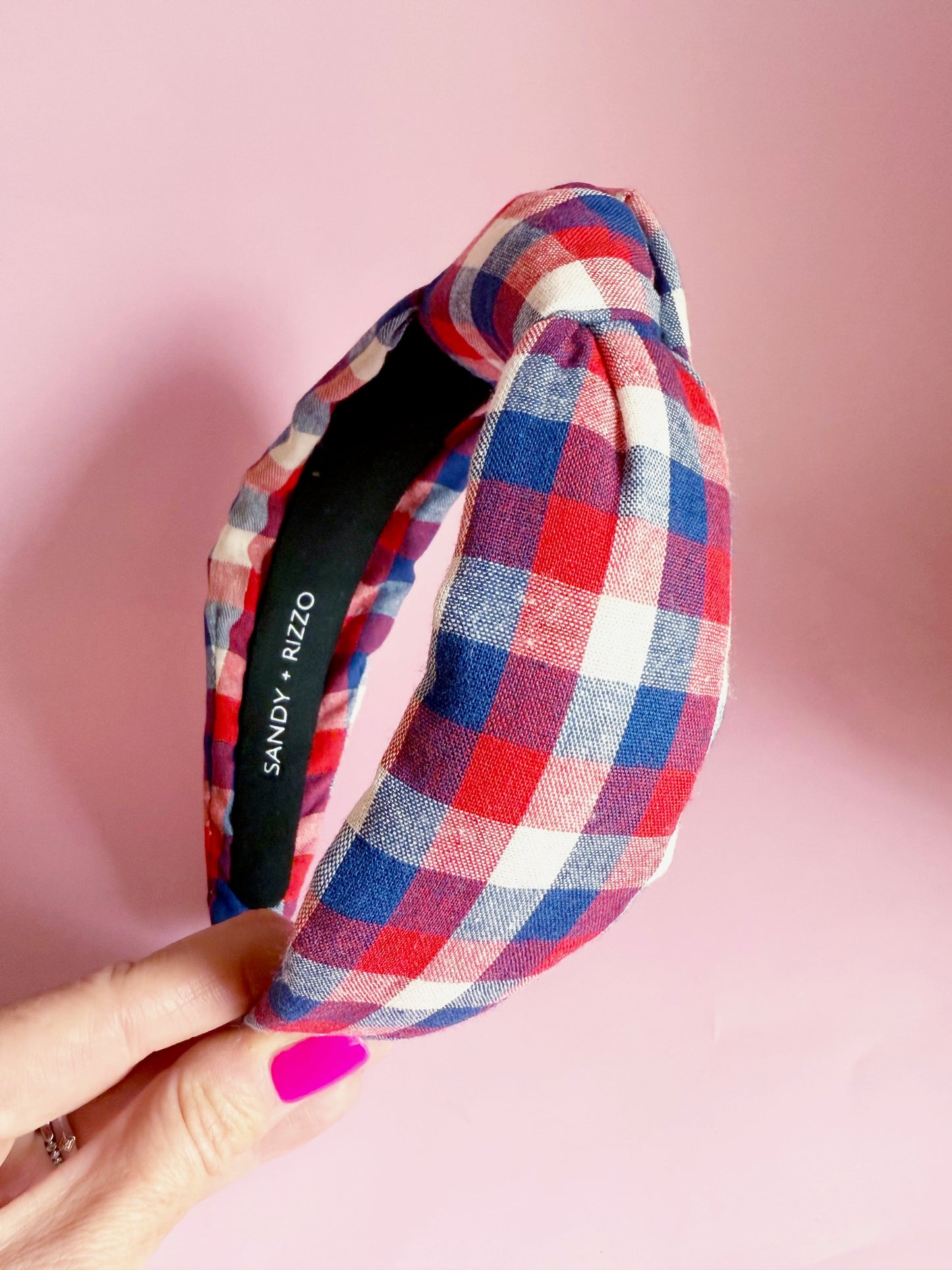 Patriotic Plaid Headband