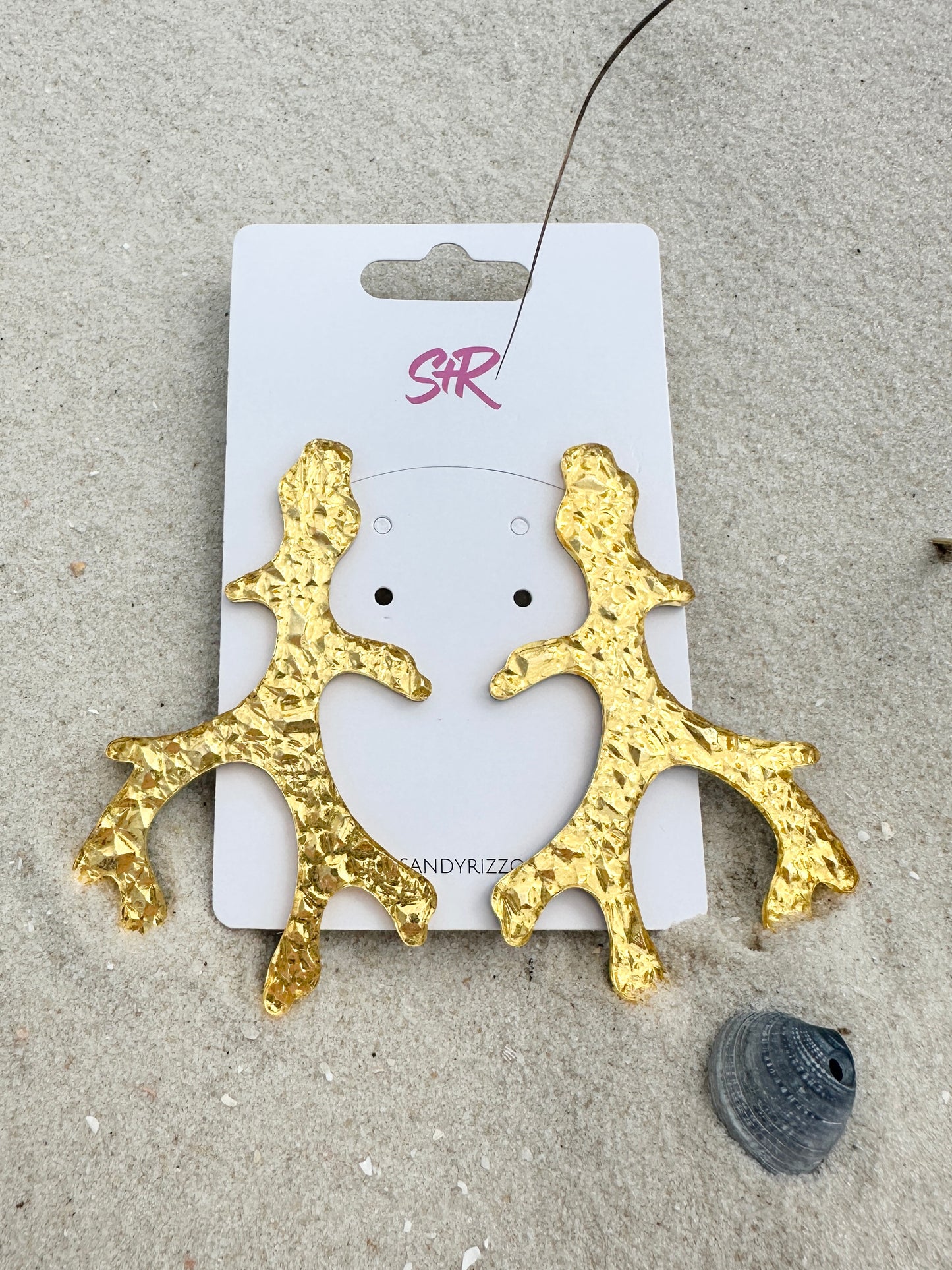 Coral Statement Stud