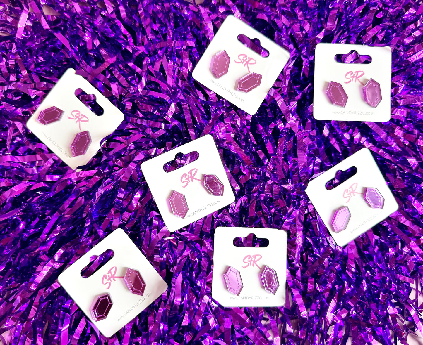 Purple Gem Stud