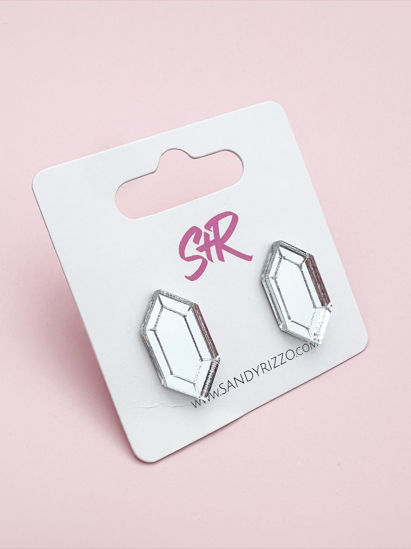 Silver Gem Stud