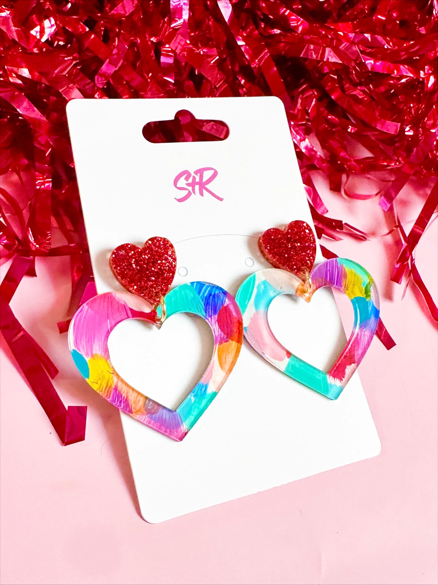 Art Flirty Heart Dangle