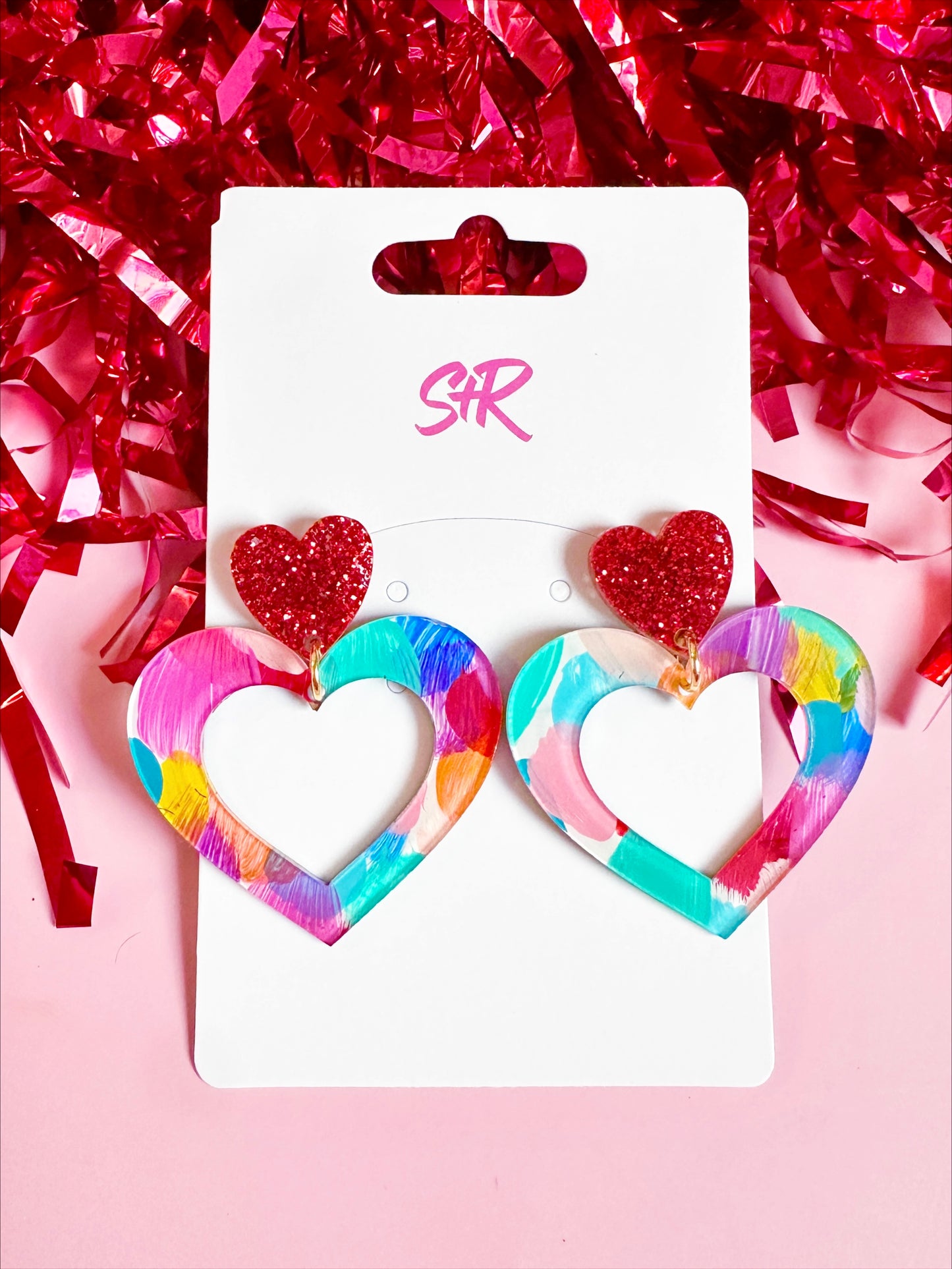 Art Flirty Heart Dangle