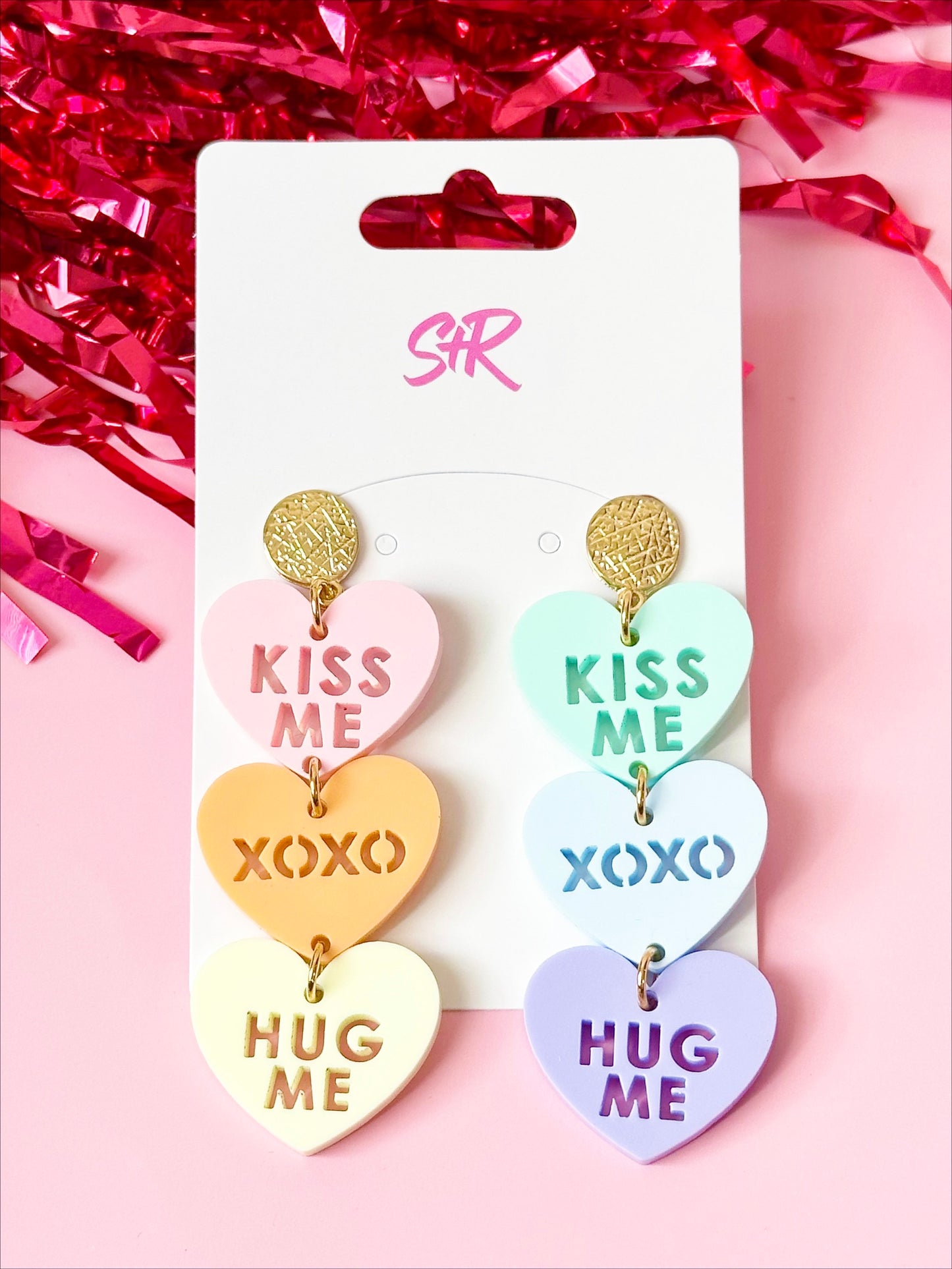 Pastel Rainbow Conversation Hearts