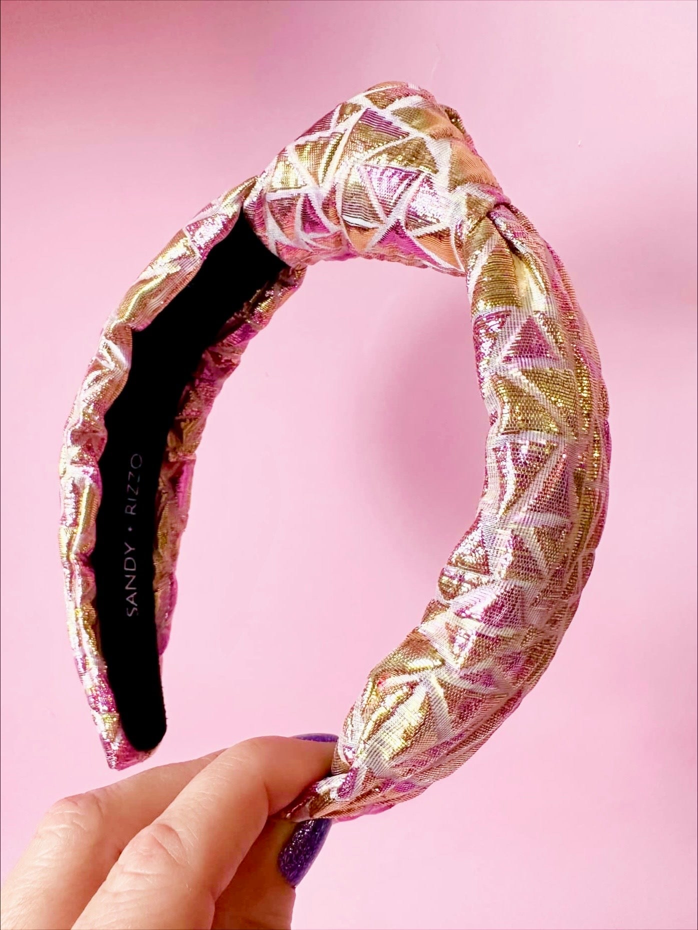 Purple & Gold Shimmer Headband