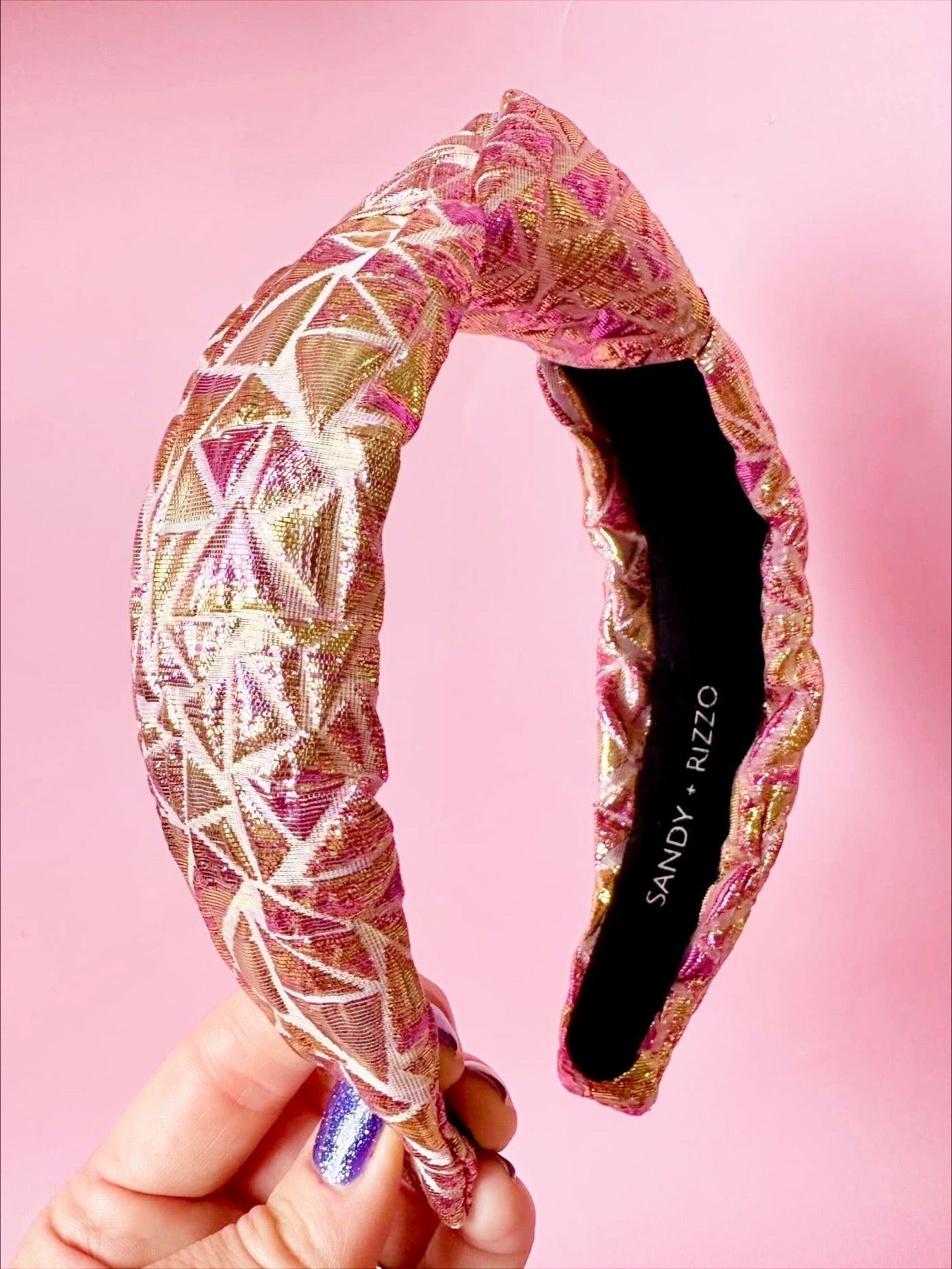 Purple & Gold Shimmer Headband