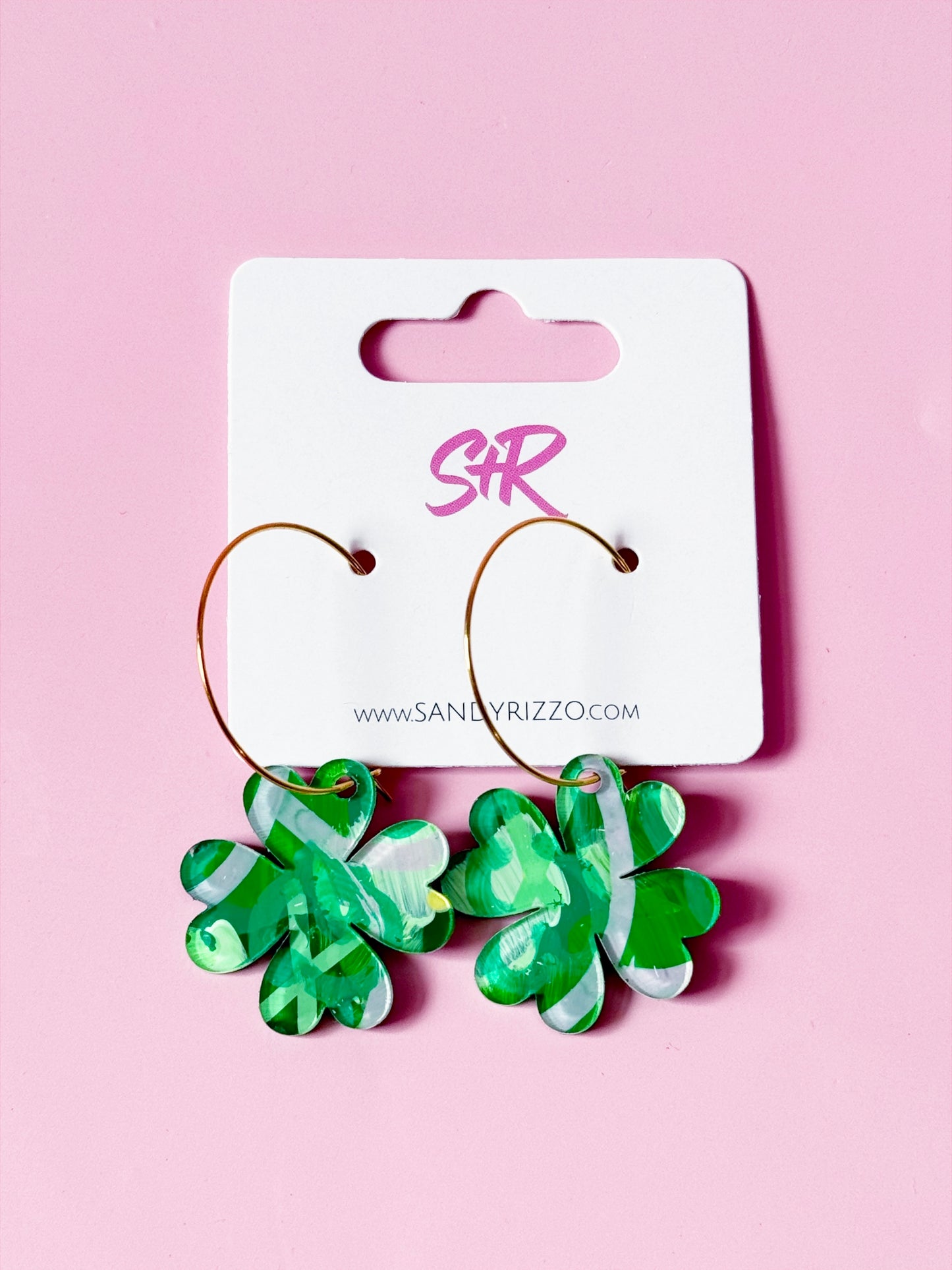 Art Clover on a Hoop
