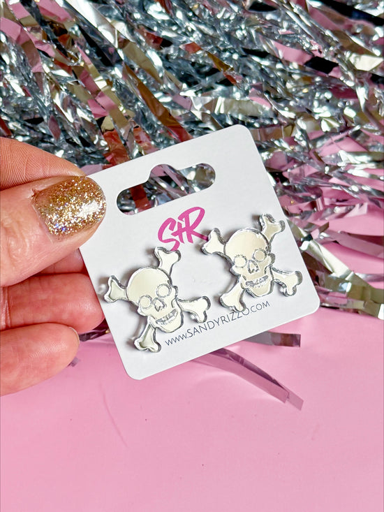 Silver Skull and Crossbones
