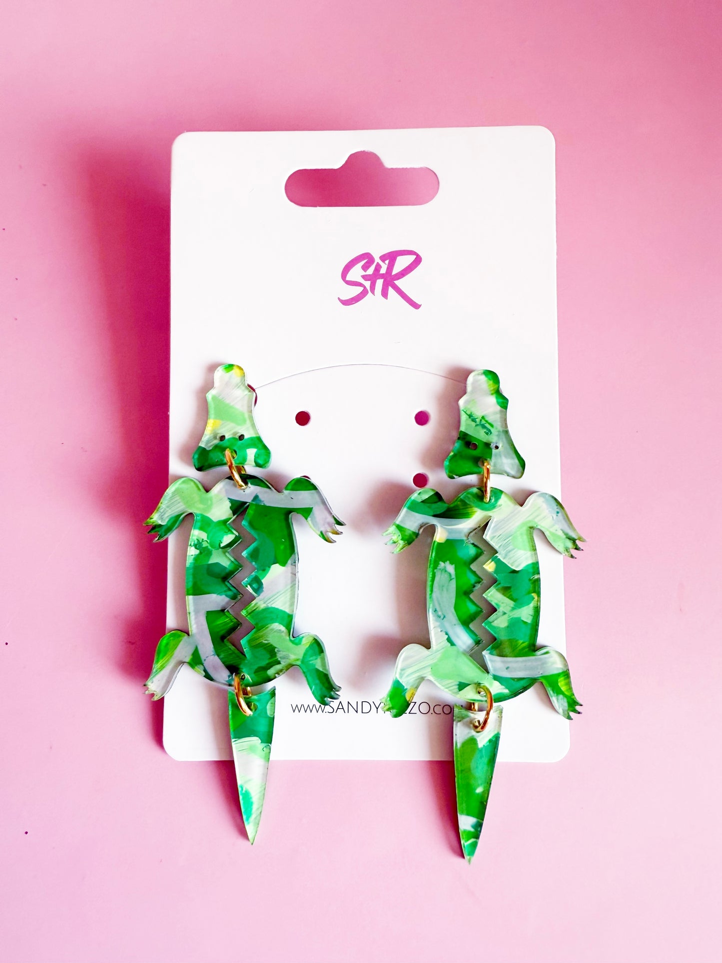 Art Green Alligator