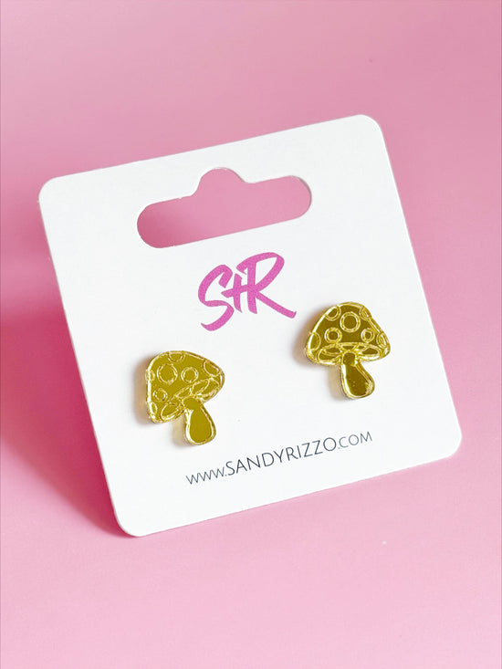 Small Mushroom Stud