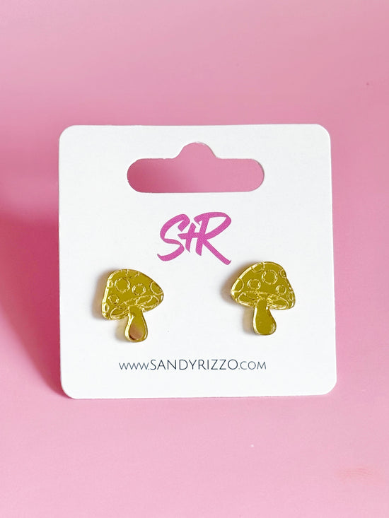 Small Mushroom Stud