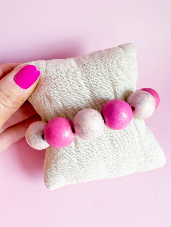 Pink Twiggy Bracelet