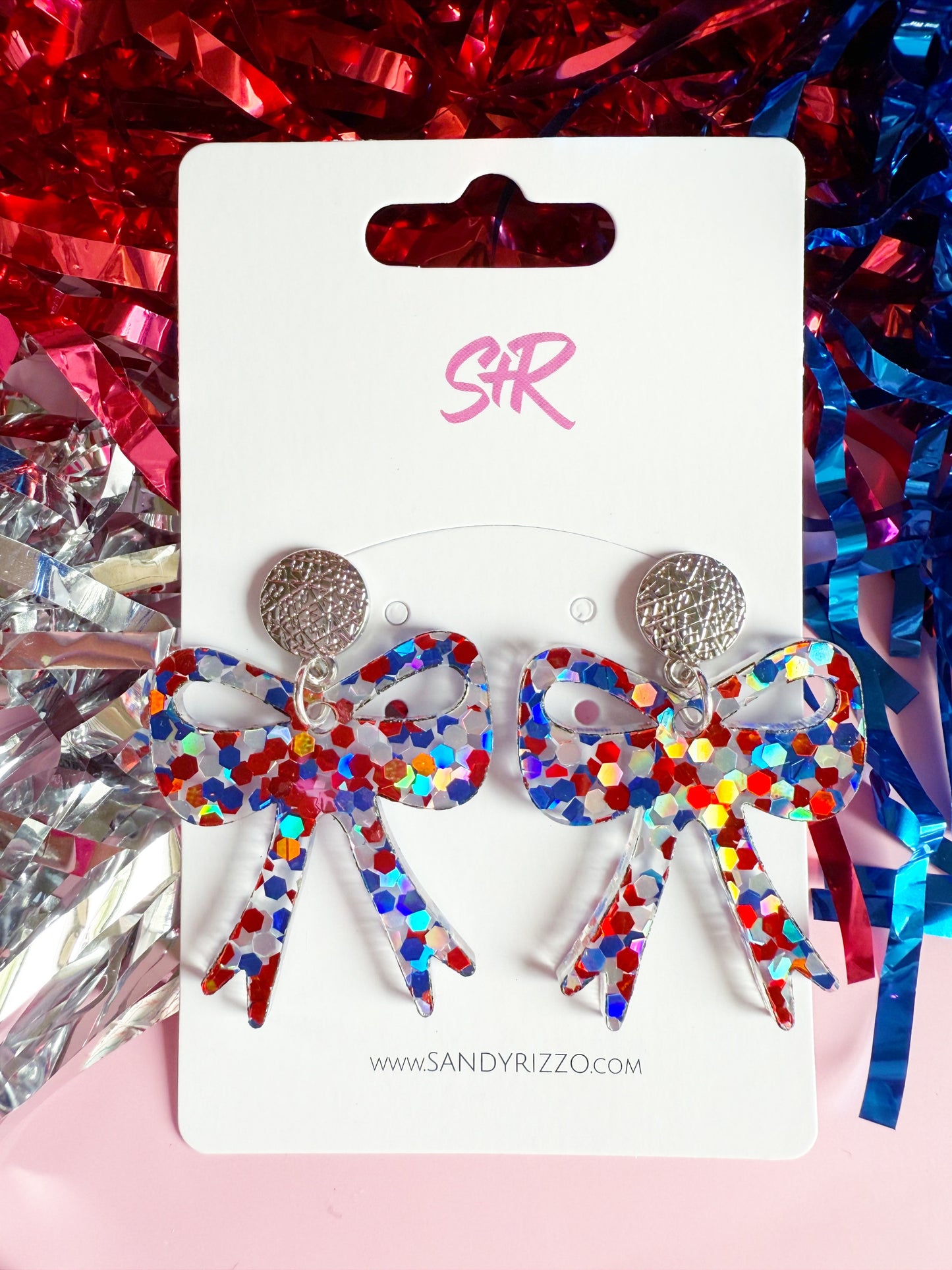 Patriotic Bow Dangle