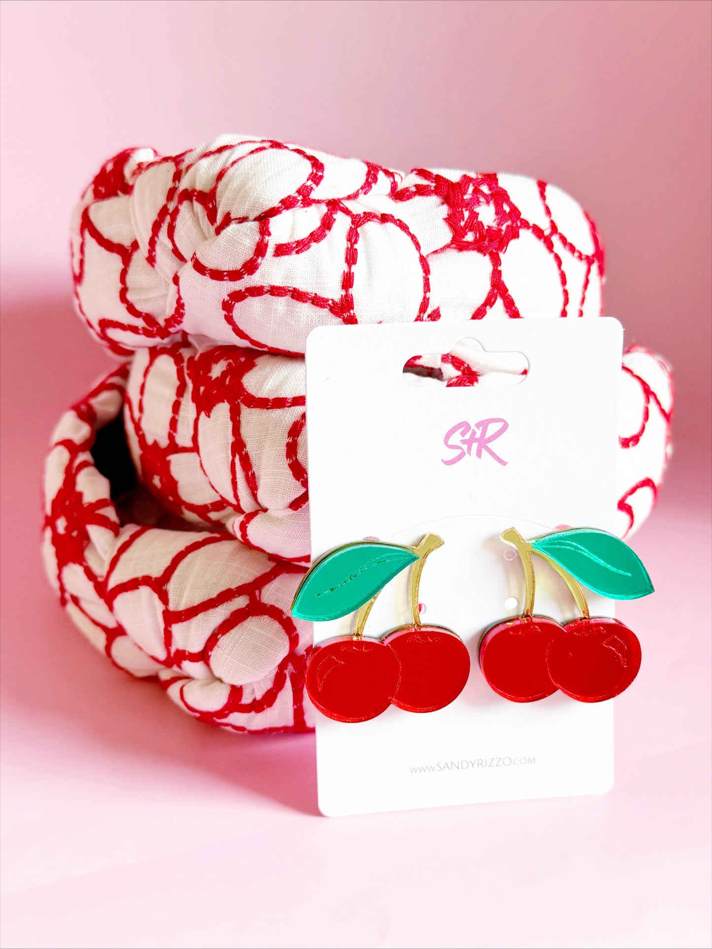 Red Daisy Headband