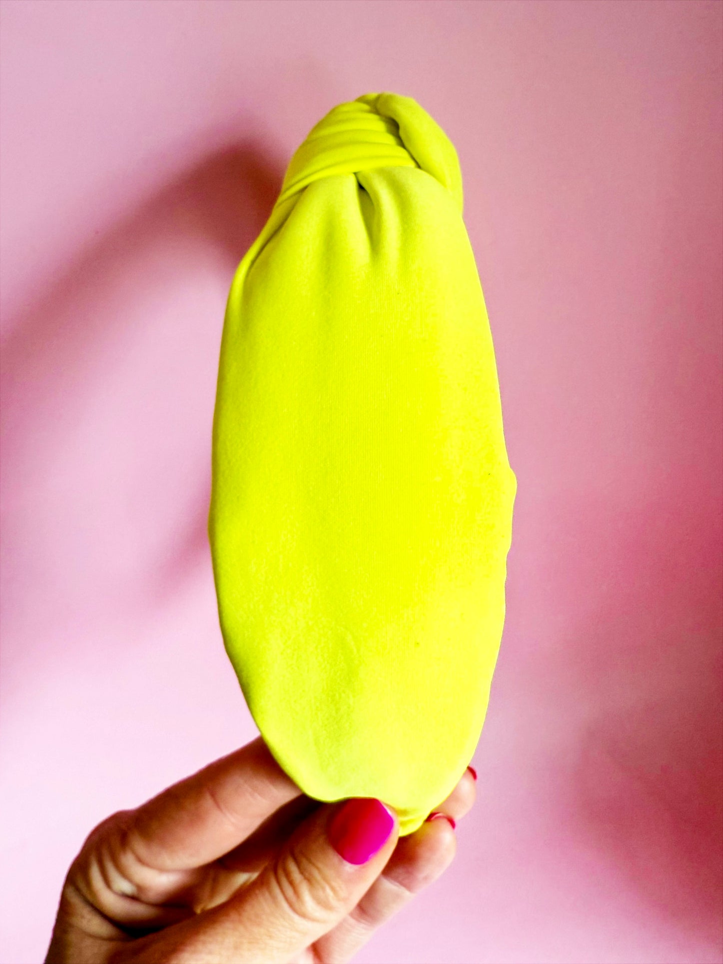 Neon Yellow Headband