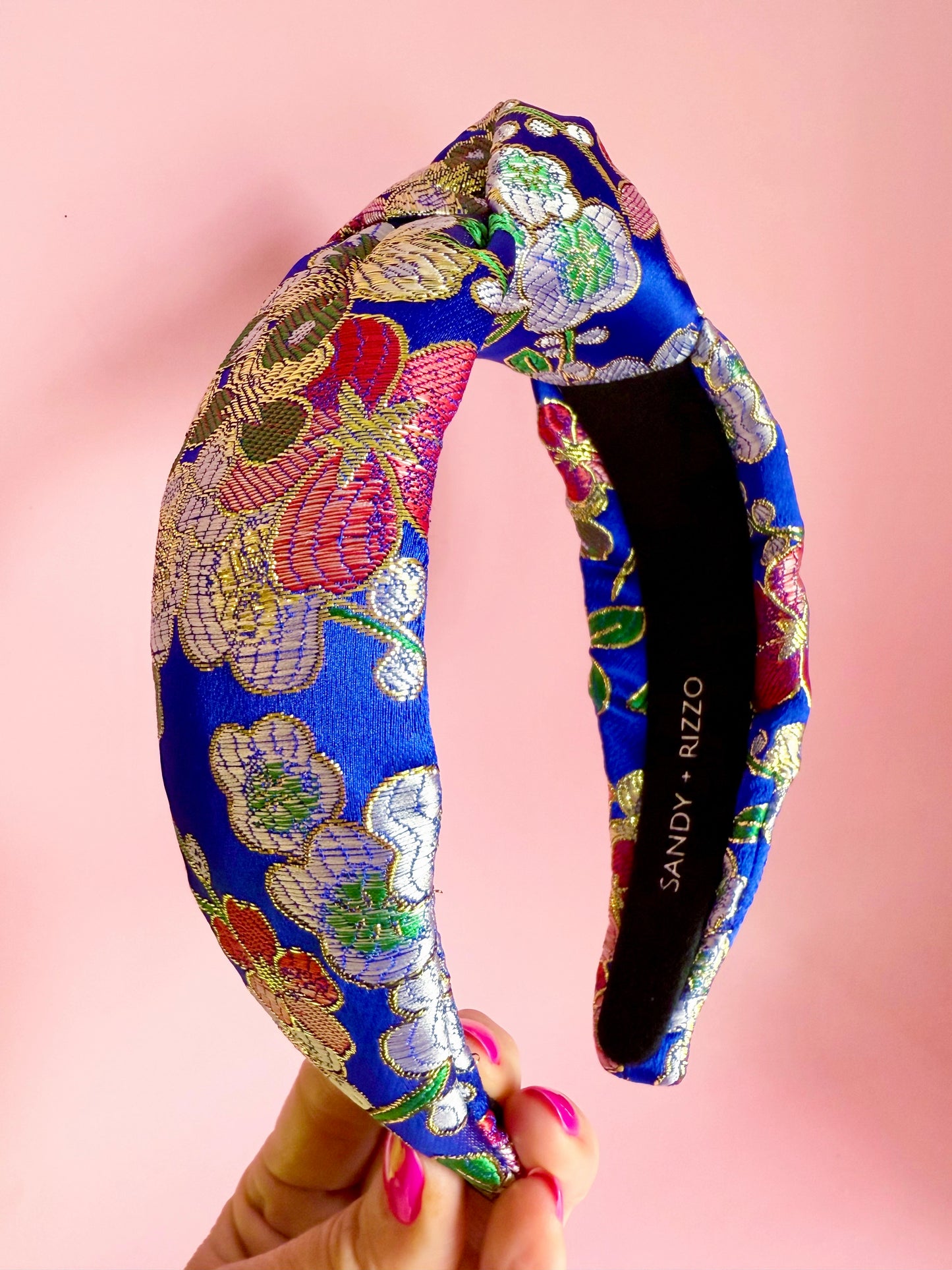 Blue Floral Headband