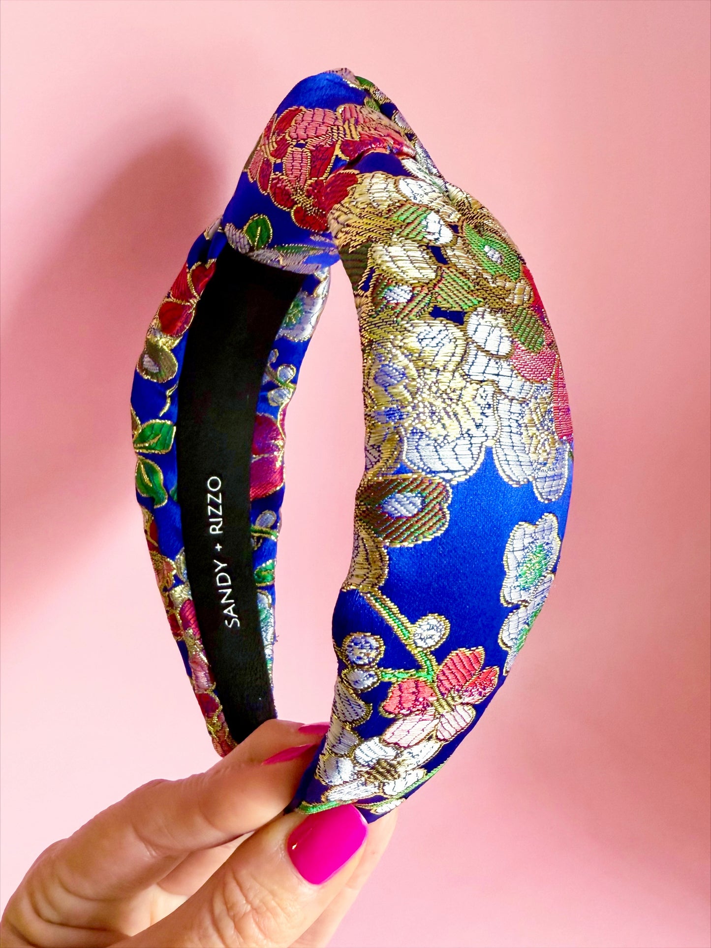 Blue Floral Headband