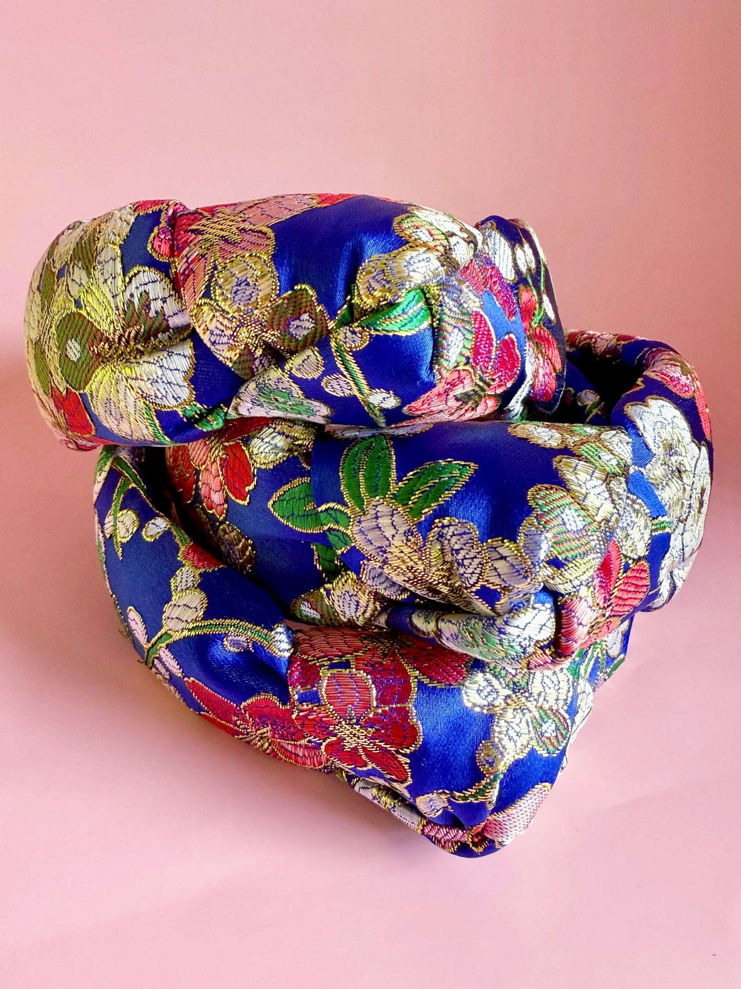 Blue Floral Headband