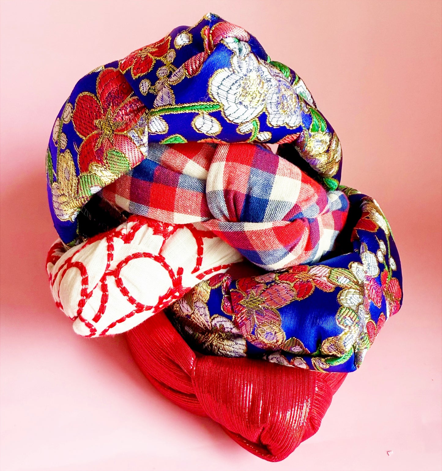 Patriotic Plaid Headband