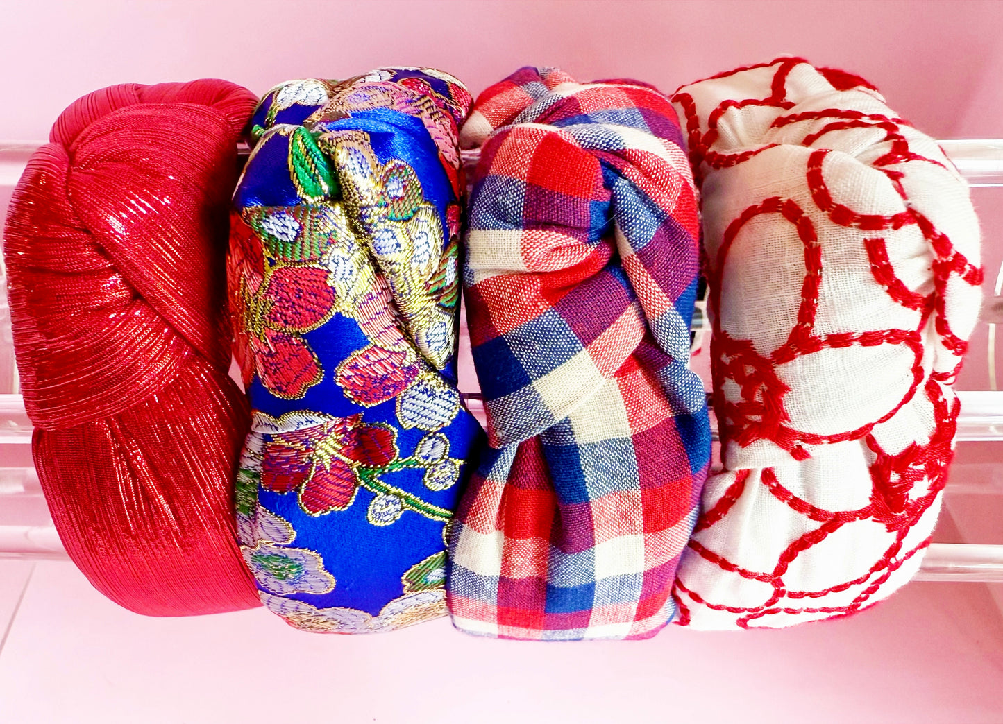 Patriotic Plaid Headband