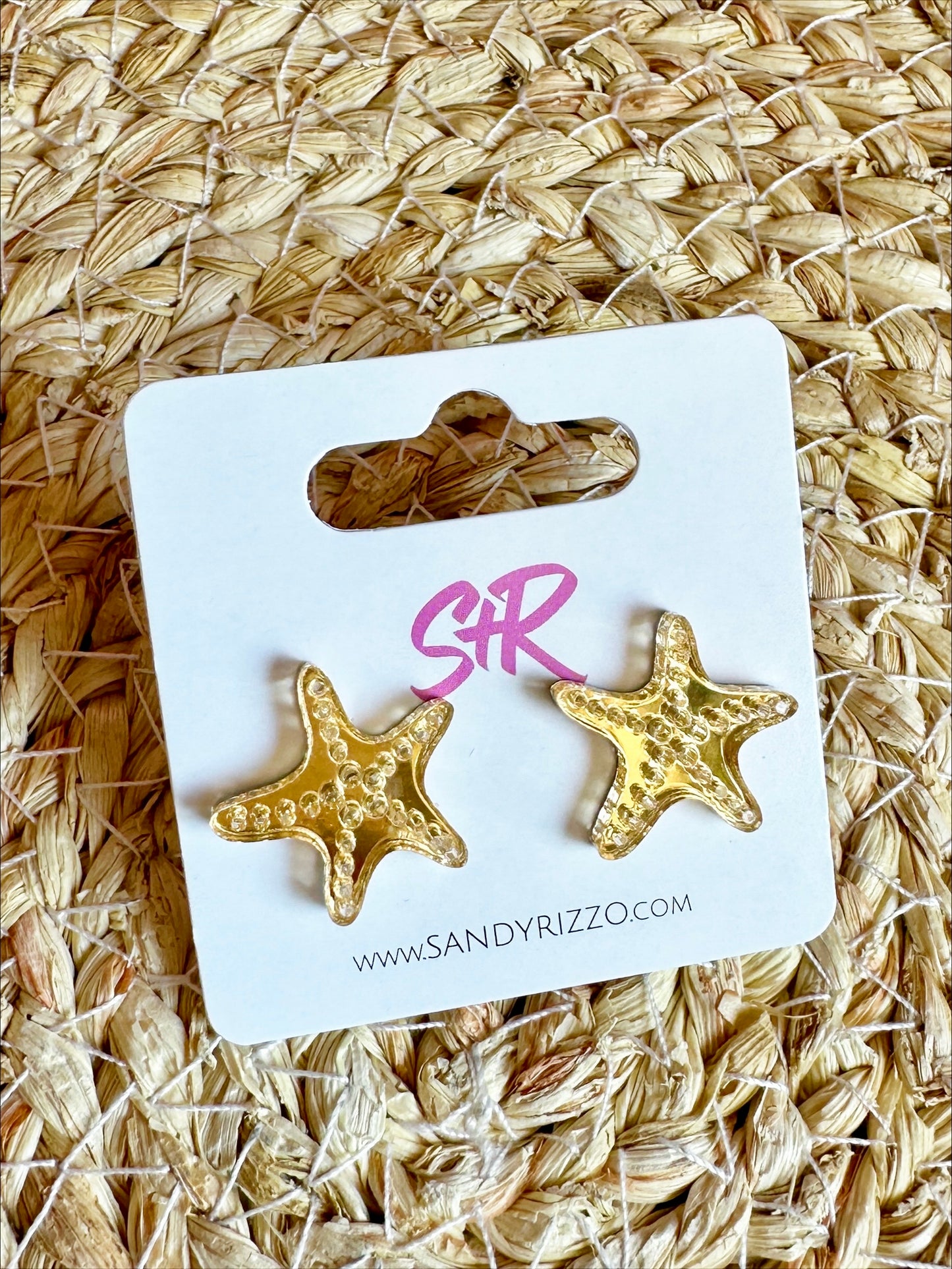 Golden Starfish Stud