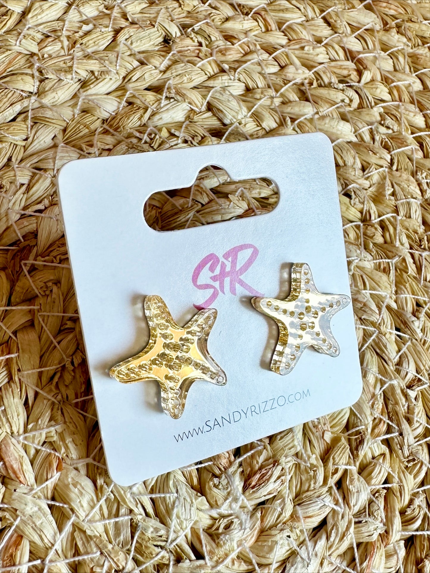 Golden Starfish Stud