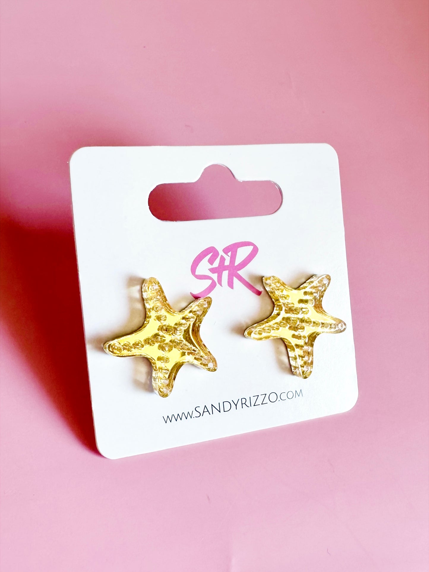 Golden Starfish Stud