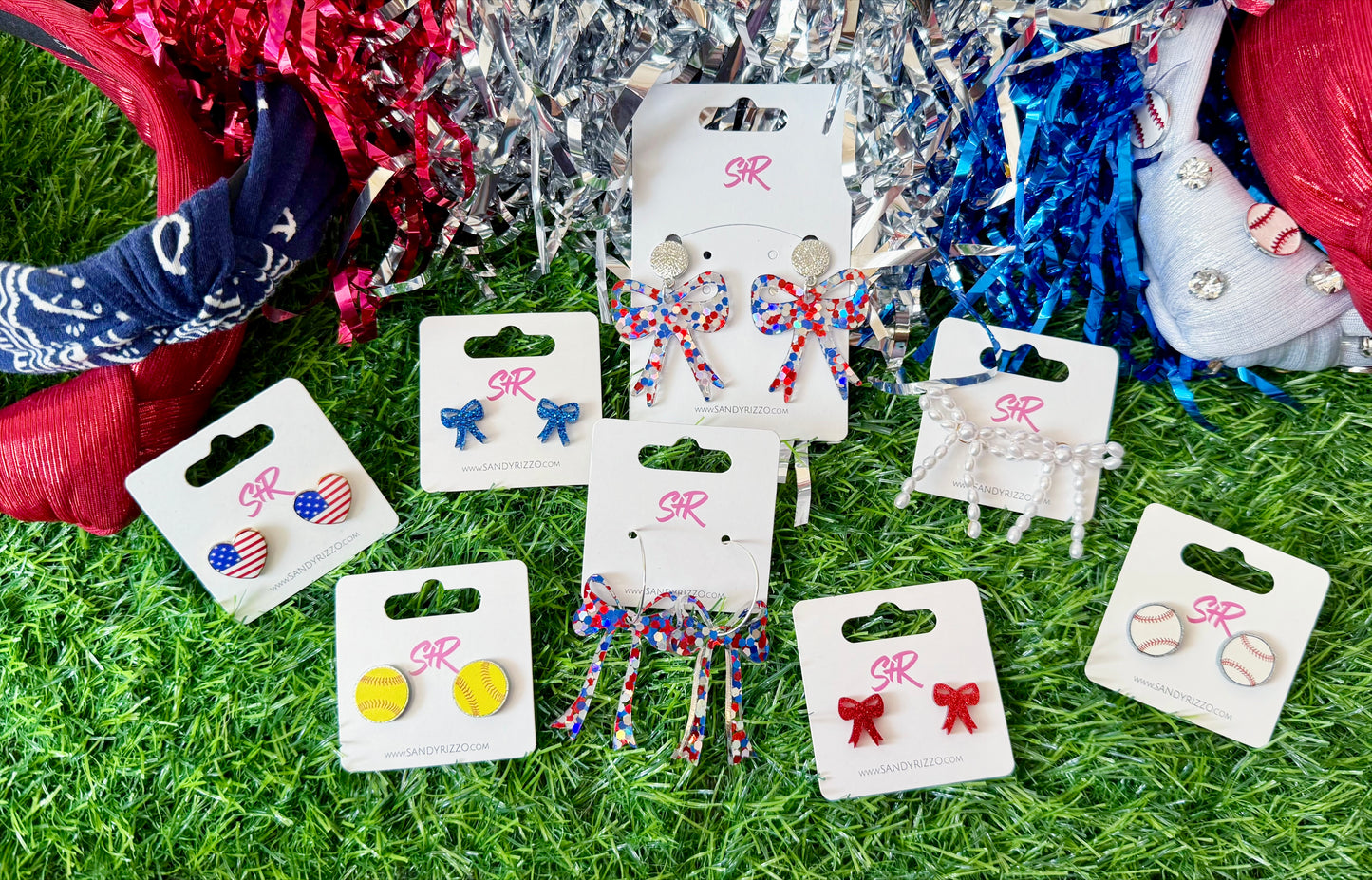 Patriotic Bow Dangle