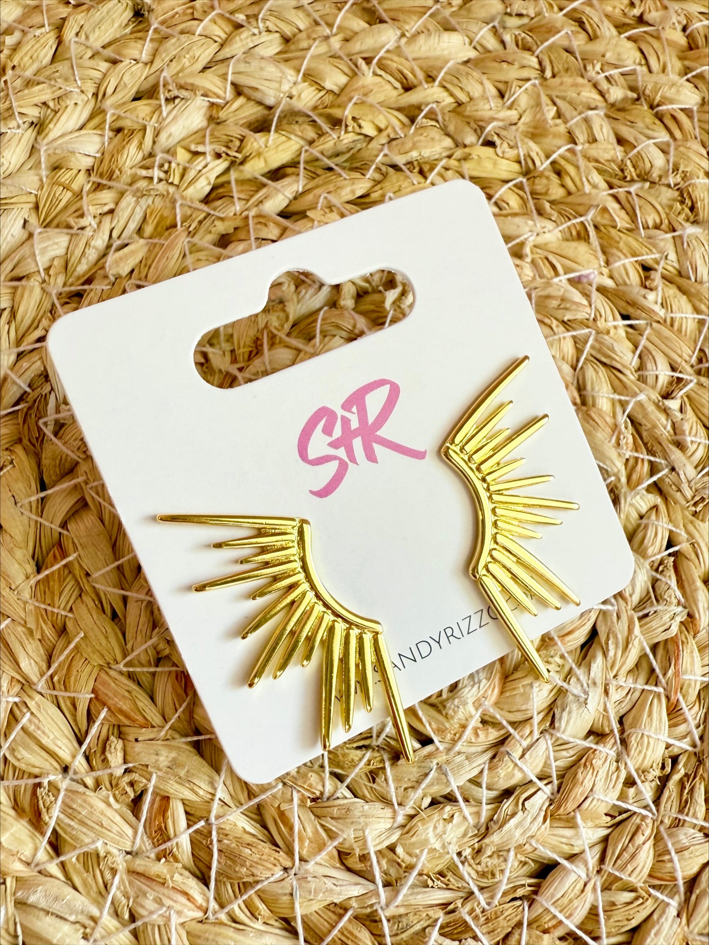 Gold Hot Girl Stud