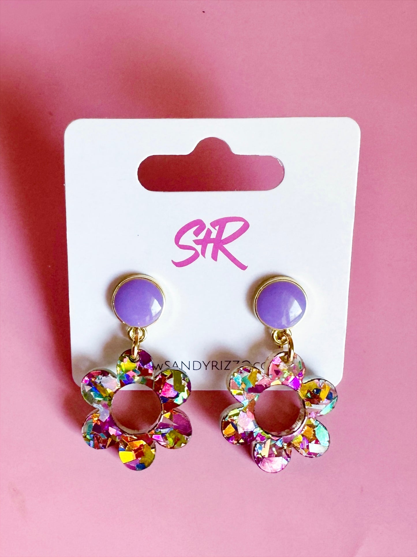 Petite Pink Confetti Flower