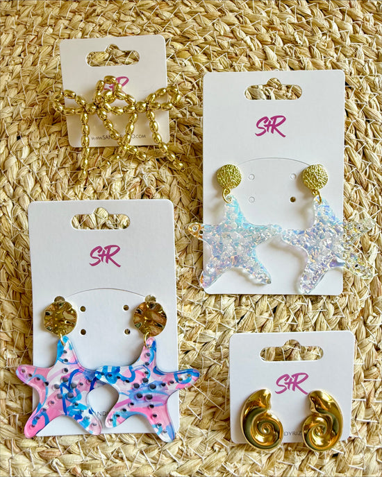 Gold Small Shell Stud