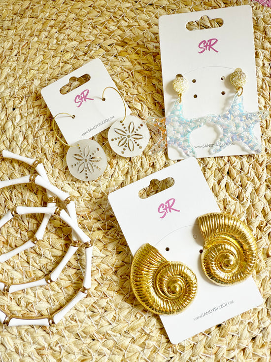 Sand Dollar on a Hoop