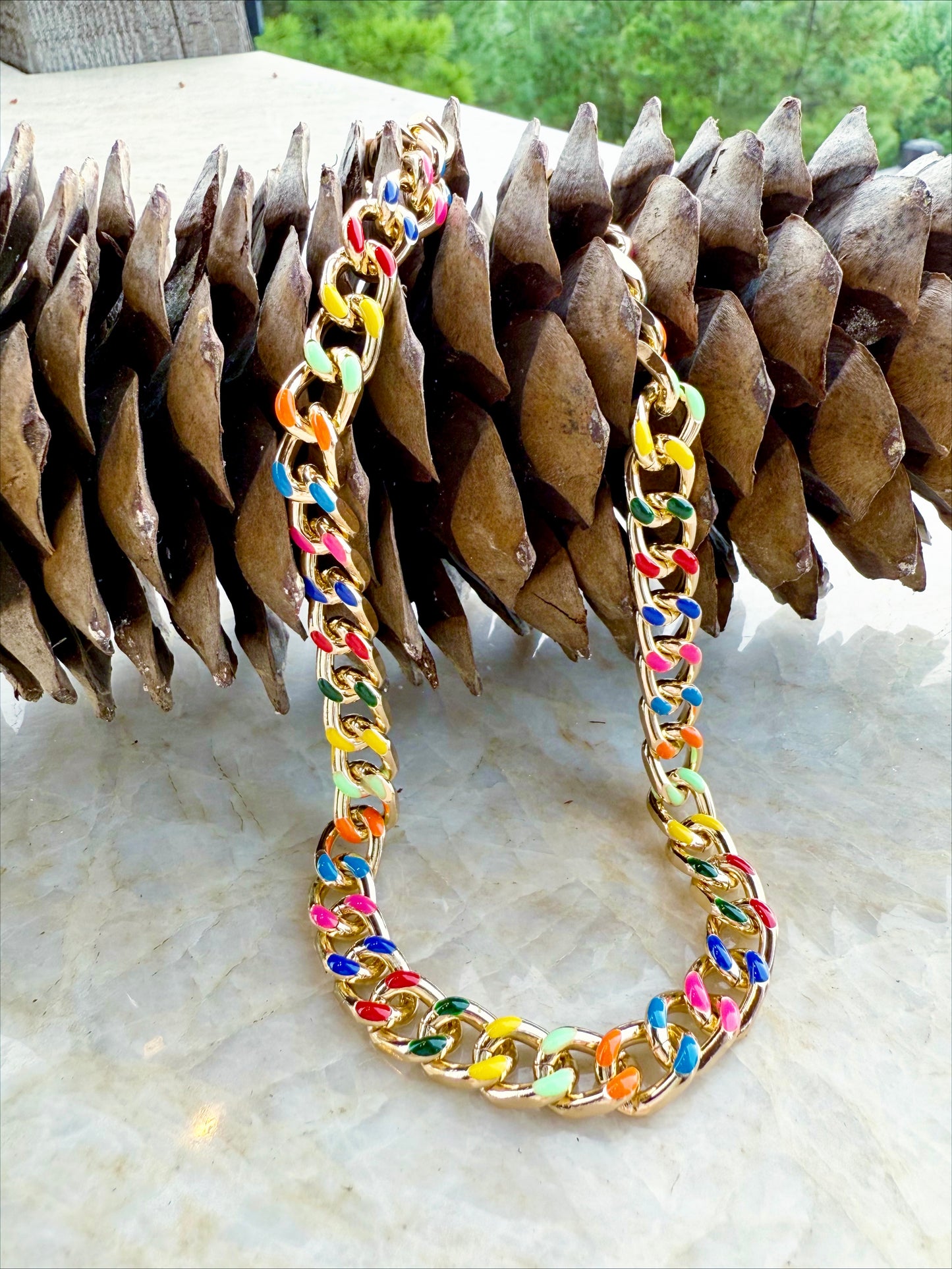 Colorful Chain Necklace