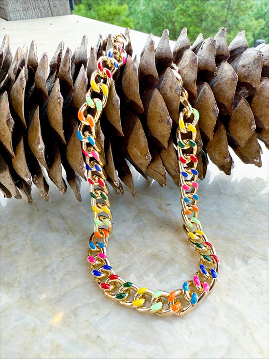 Colorful Chain Necklace