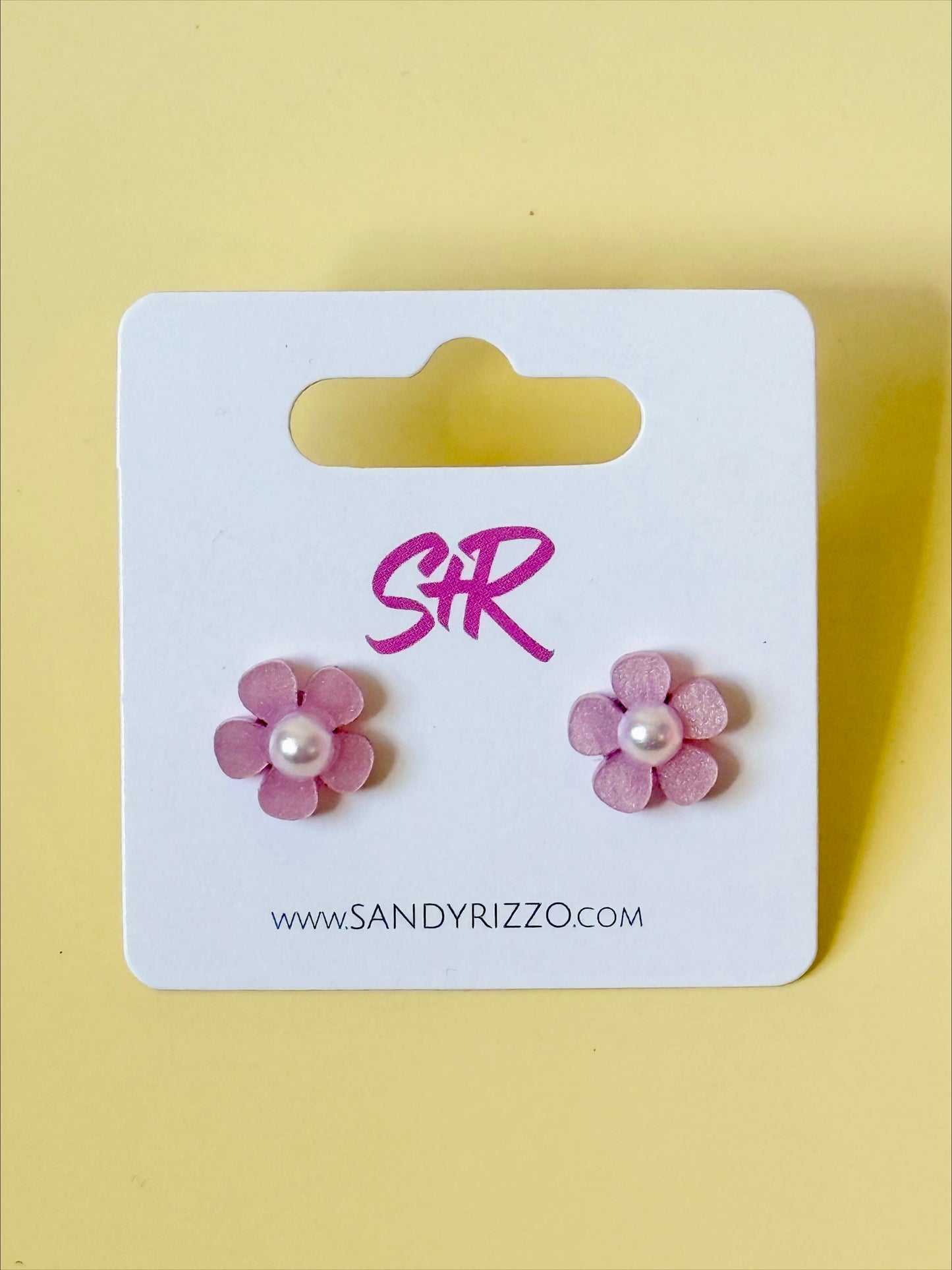 Petite Pink Daisy Stud