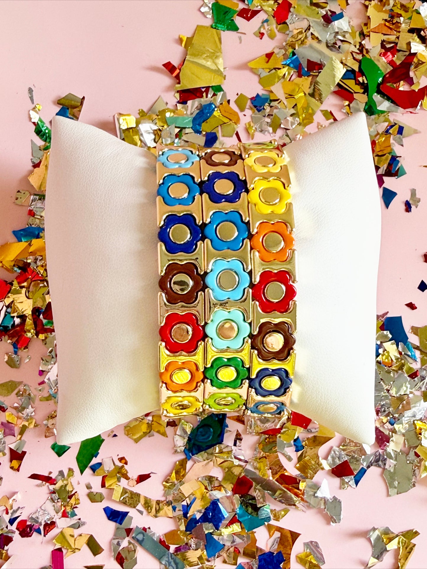 Flower Power Tile Bracelet