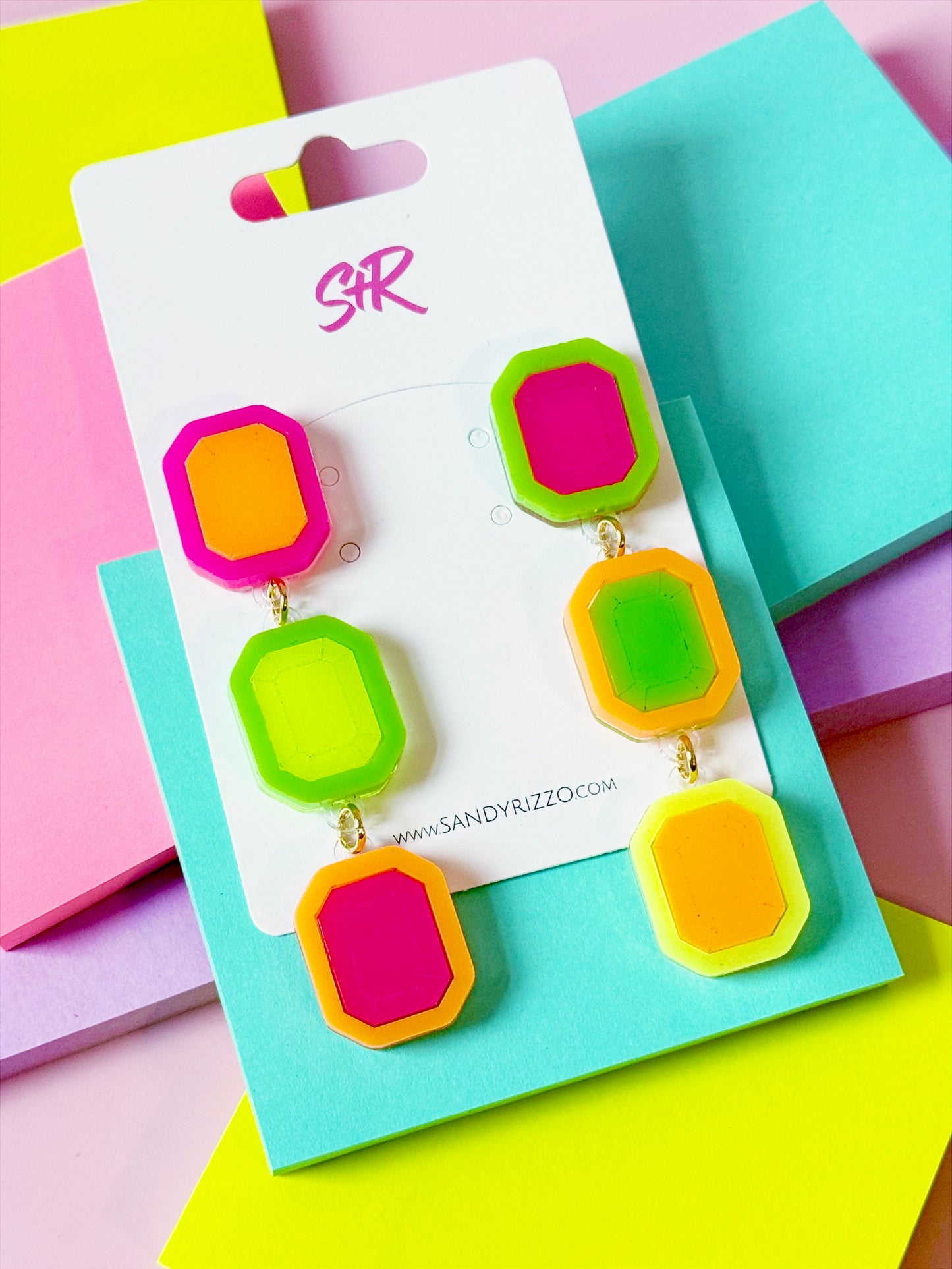 Neon Gem Dangle