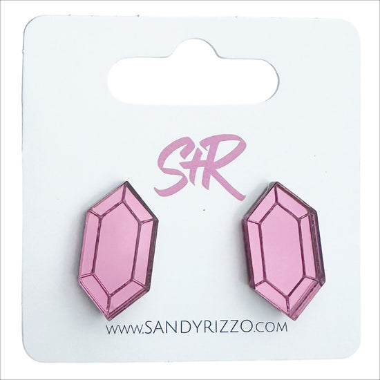 Pink Gem Stud