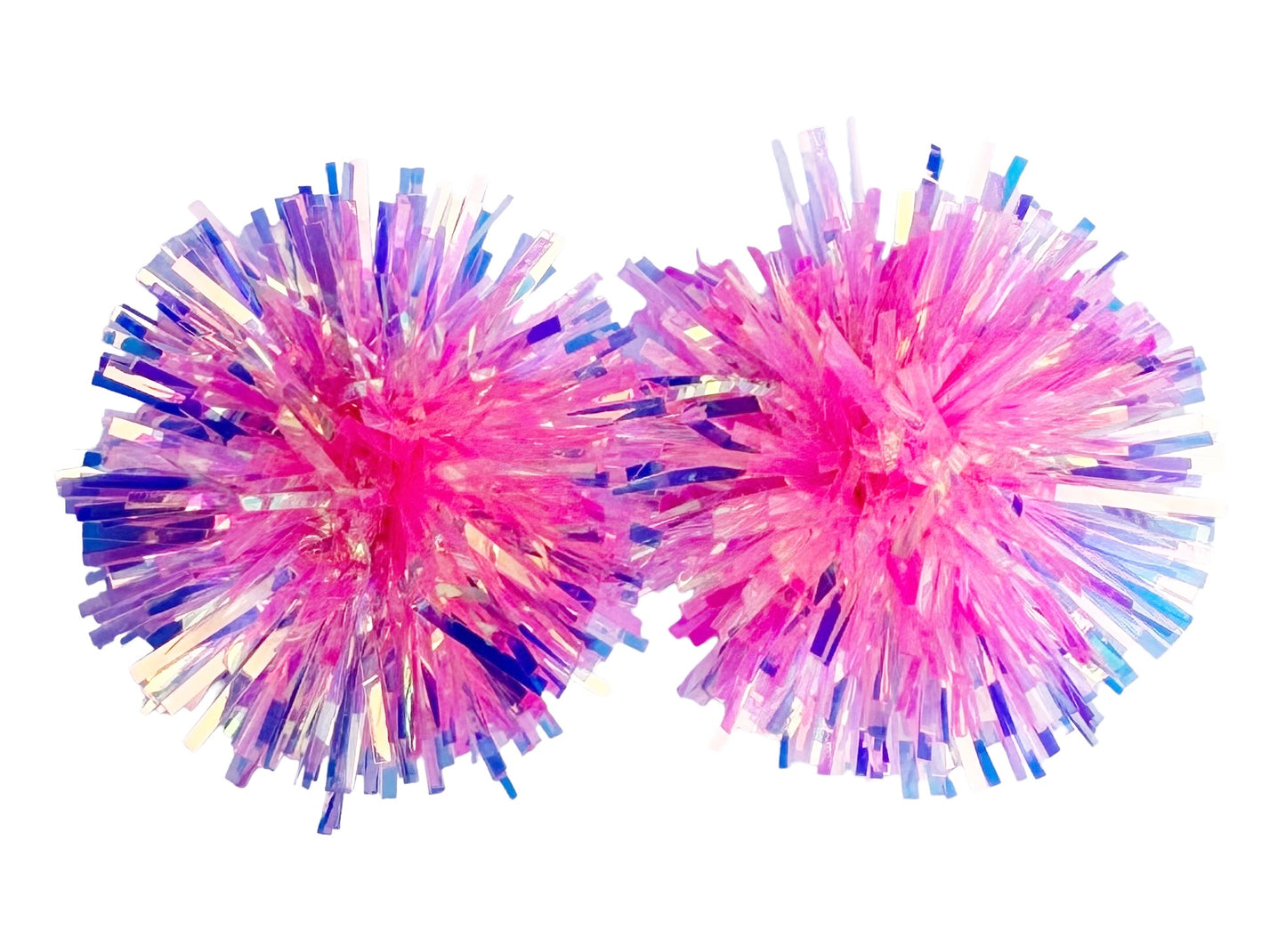 Pink Party Pom Stud