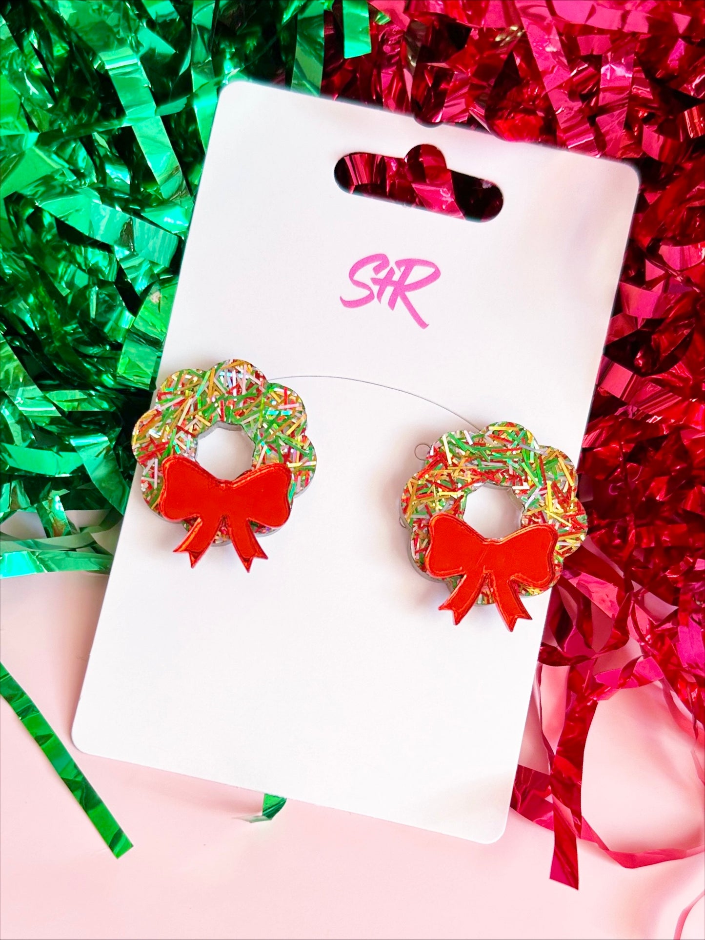 Tinsel Wreath Stud